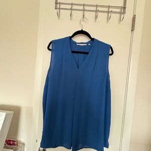 Violet & Claire Royal Blue V-Neck Blouse